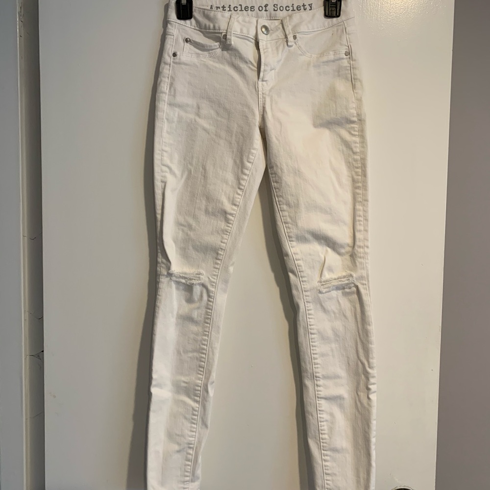 Articles of Society white skinny jeans
